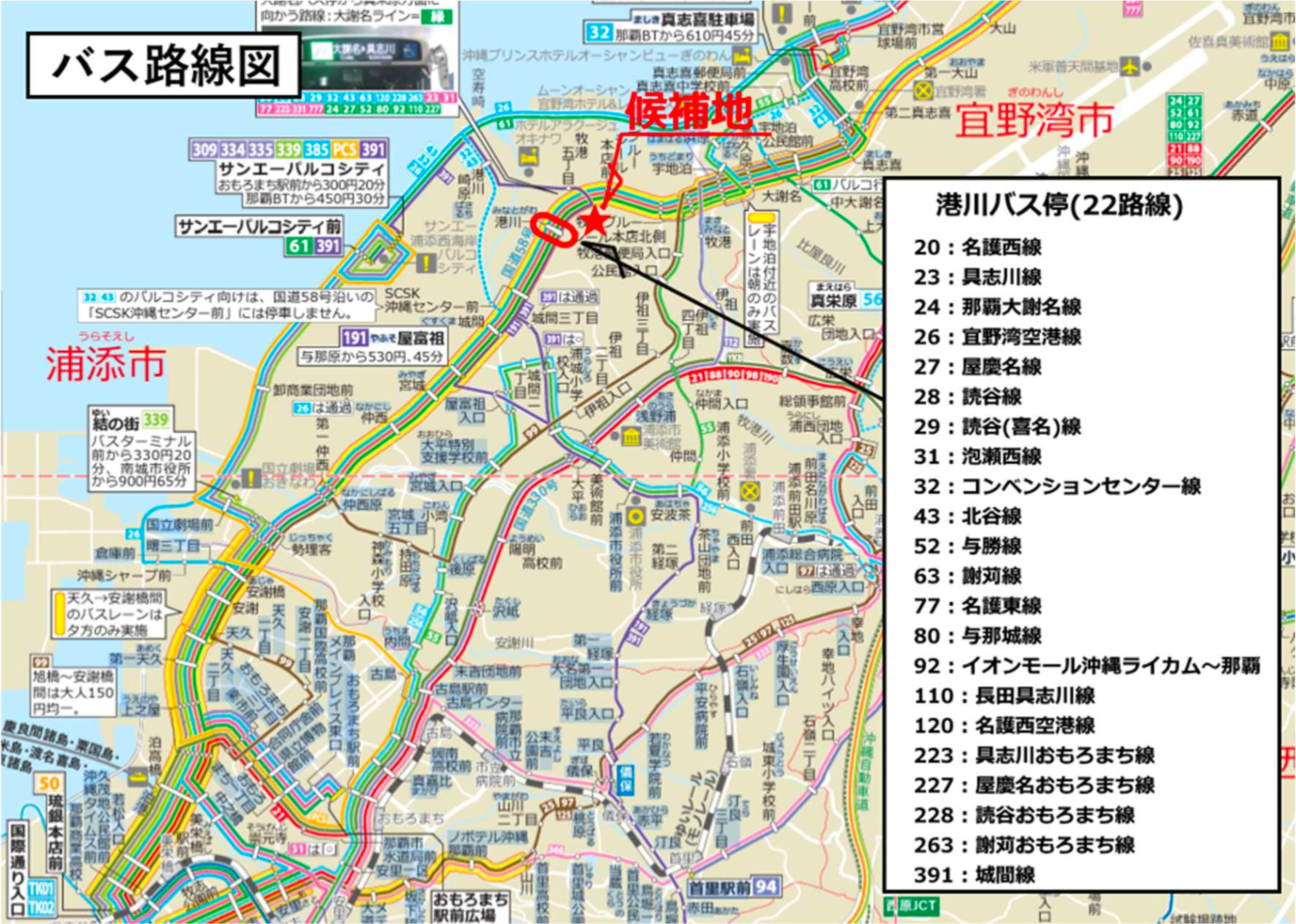バス路線図
