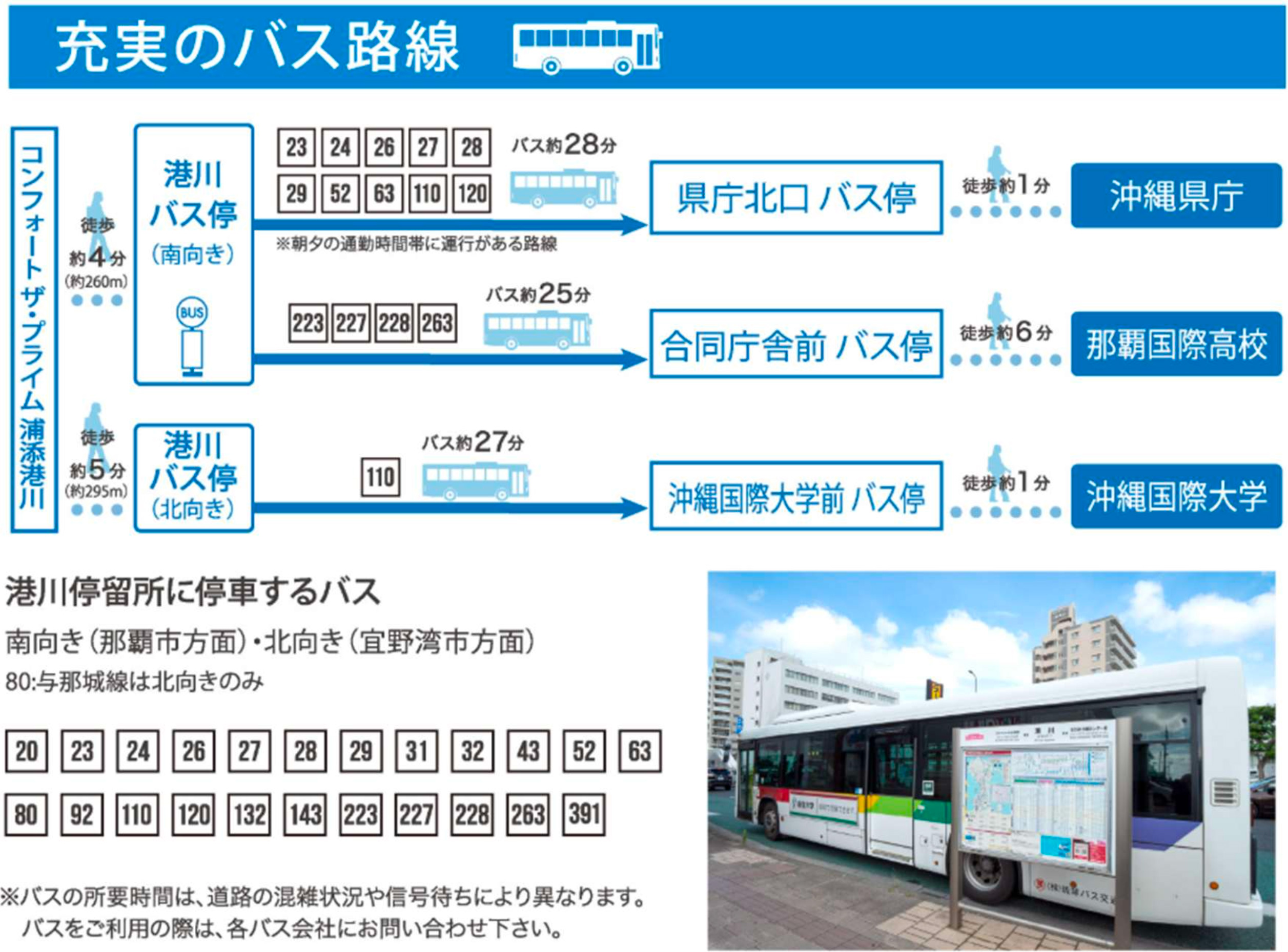充実のバス路線